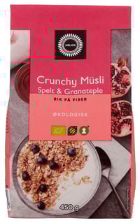 Crunchy Musli Spelt&Granateple 450g Helios