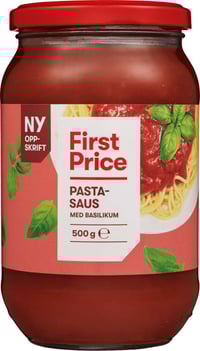 Pastasaus m/Basilikum 500g First Price