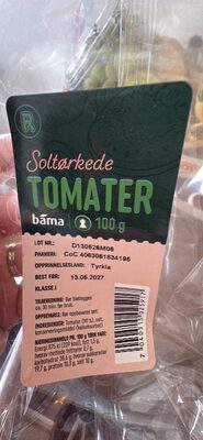 Soltørket Tomat