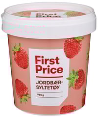 Jordbærsyltetøy 960g First Price