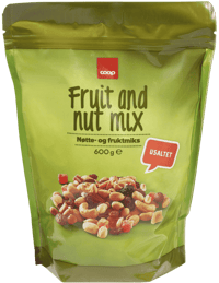Coop Nut & Fruit Mix Unsaltet 600g