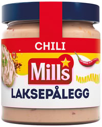 Laksepålegg Varmrøkt Laks&Chili 165g Mills