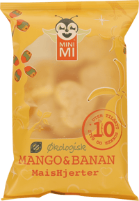 Minimi Hjerter med Mango og Banan 30g