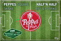Peppes Square Half`N Half Skinke/Biff 600g