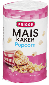 Friggs Maiskake Popcorn 125g