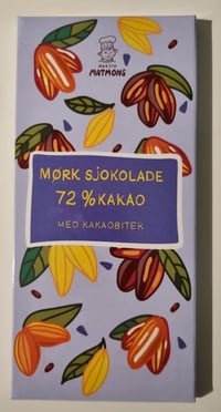 Sjokolade Mørk 72% 100g Martin Matmons