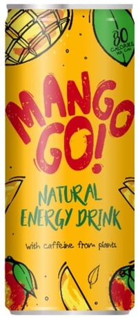 Mango Go Natural Energy Drink 0,25l
