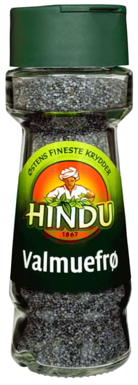 Valmuefrø 48g glass Hindu