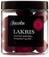 Lakriskuler m/Hvit Sjoko/Br.Bær/Chili 150g Ju