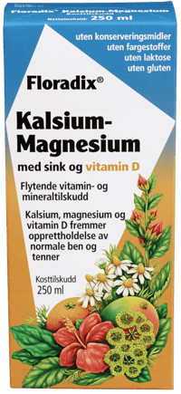 Floradix Mineraltilskudd Kalsium-Magnesium 250ml