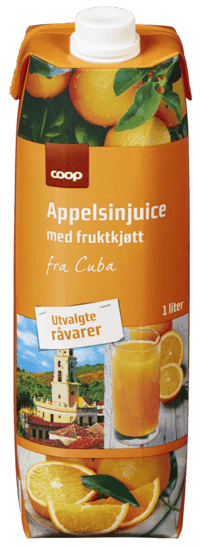 Coop Cuba Appelsinjuice 1l