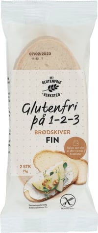 Brødskiver Fine glutenfri 2pk Dgv