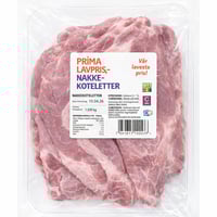 Prima lavpris nakkekoteletter