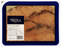Troll Gravet Laks i Skiver 100g