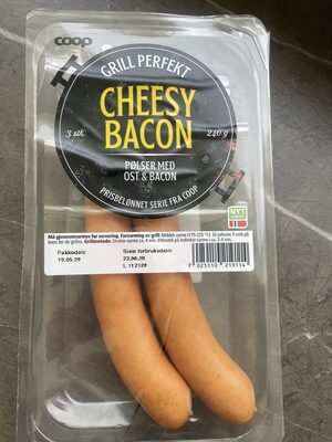Cheesy Bacon Pølse