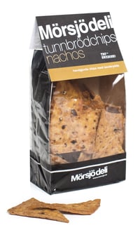 Tunnbrødchips Nachos 200g Mørsjø Deli