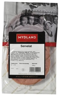 Servelat 100g Mydland