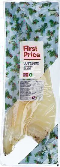 Lutefisk Av Torsk Helside Ca1,2kg First Price