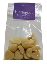 Hjertegodt Hvit Sjokolade 100g Bjørka