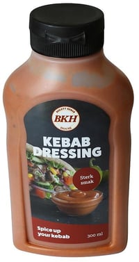 Bislett Kebab House Kebabdressing Sterk 300 ml