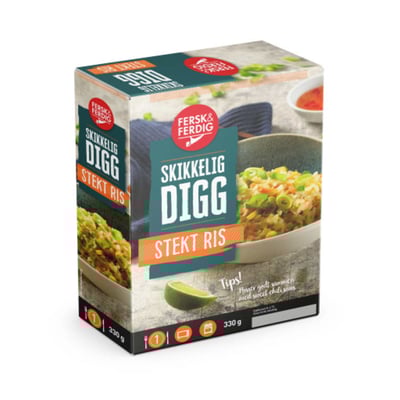 Stekt Ris 330g Fersk & Ferdig