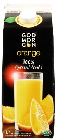 God Morgen Juice Appelsin/M Fruktkjøtt 1,75l