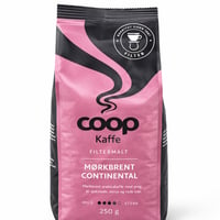 Coop Kaffe Filtermalt Mørkbrent Continental