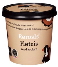 Rørosis Fløteis m Krokan 130ml