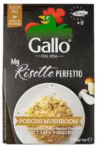 Risotto Pronto Porcini Sopp 175g Gallo