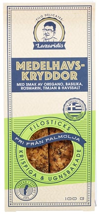 Filosticks m/Middelhavskrydder 100g Lazaridis