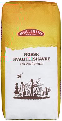 Havregryn Store Sekk, 25kg Møllerens