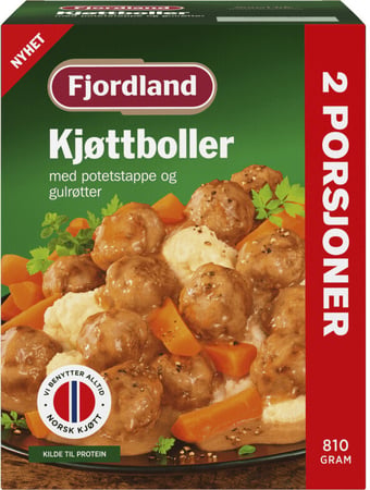 Kjøttboller i Fløtesaus 810g Fjordland