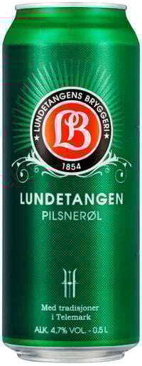 Lundetangen Pils 0,5l boks