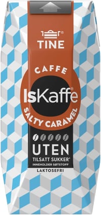 Iskaffe Caramel Salty uten 330ml Tine
