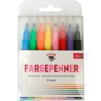 Fargepennsett Mini 8stk Cacas