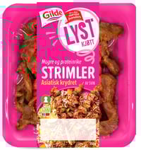 Svinekjøtt Strimlet Krydret 350g Gilde