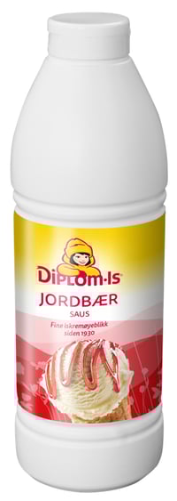 Diplom-is Jordbærsaus 800ml