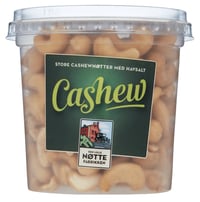 Cashewnøtter Salte 180g Dln