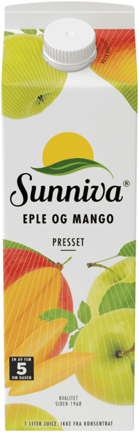 Sunniva Juice Premium Eple og Mango 1l