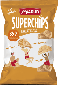 Maarud Superchips Hot Cheddar 140g