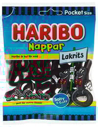 Nappar Lakris 80g Haribo