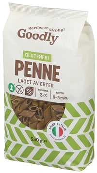 Ertepasta Penne Glutenfri 250g Goodly