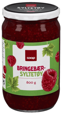 Coop Bringebærsyltetøy 800g