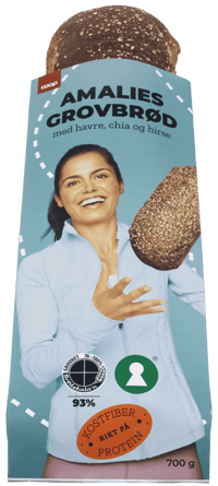 Coop Amalies Grovbrød 700g