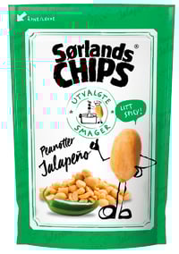 Peanøtt Jalapeno 175g Sørlandschips