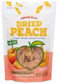 Tørket Fersken 400g Sunshine Valley