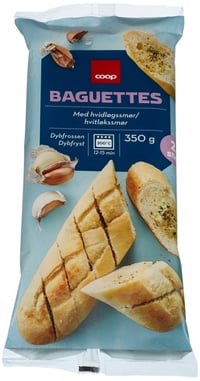 Frz Garlic Butter Baguette, 2 Pcs Coop