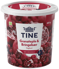 Tine Yoghurt Granateple/Bringebær