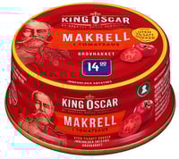 Grovrevet Makrell uten Sukker 90g