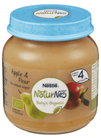 Nestlé Eple & Pære Pure 6md 125g Økologisk